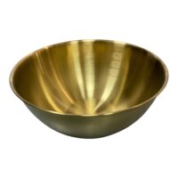 Bol gradat (castron) inox auriu, 25 cm