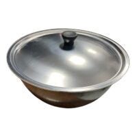 Bol inox cu capac (Castron) mare 30 cm