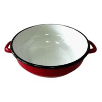 Castron taranesc emailat cu toarte [Vailing] 28 cm