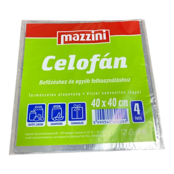 Celofan Alimentar (mazzini) 4 foi, 40×40 cm - imagine 2