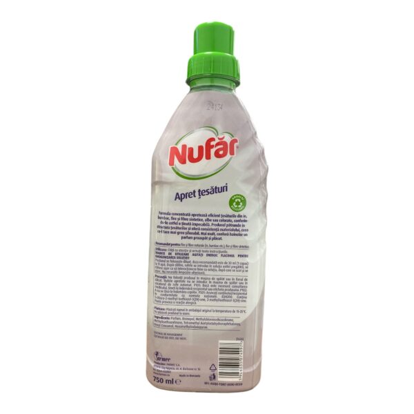 Nufar Apret tesaturi concentrat, 750 ml - imagine 3