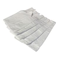 Pungi plastic maieu albe 2kg, set 250 bucati