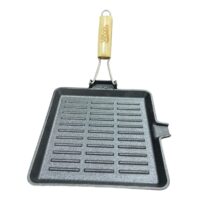 Tigaie grill fonta (vanora) 24×24 cm