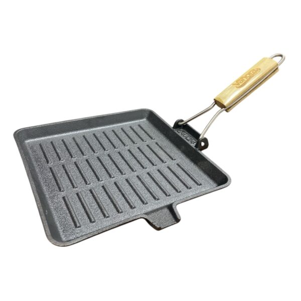 Tigaie grill fonta (vanora) 24×24 cm