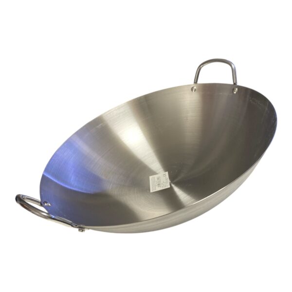 Tigaie wok inox cu 2 manere, 40 cm - imagine 5