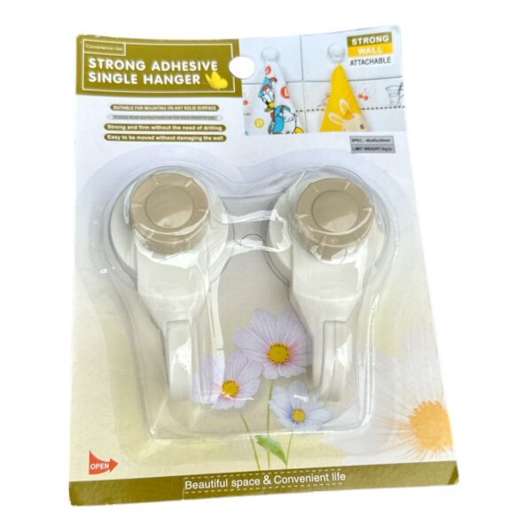 Ventuze baie cu carlig si vacuum, set 2 bucati - imagine 4